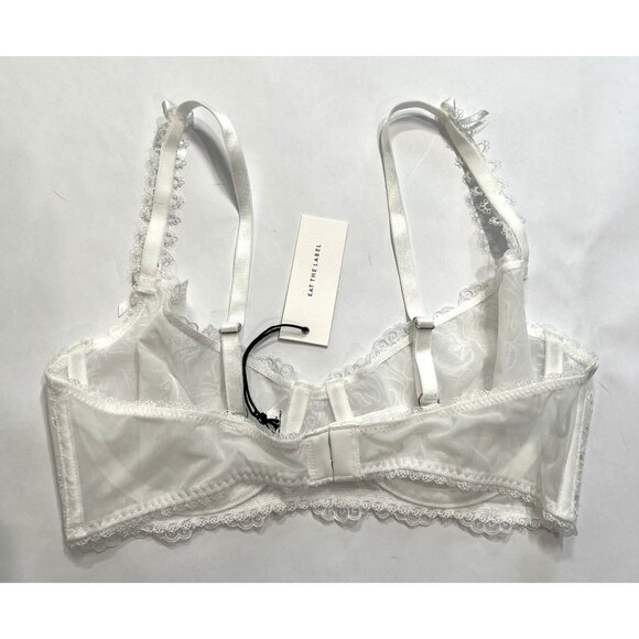 Kat The Label Delilah Underwire Bra in White - Picture 4 of 5